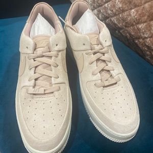 nike air force 1s. light pink. women’s size 11.